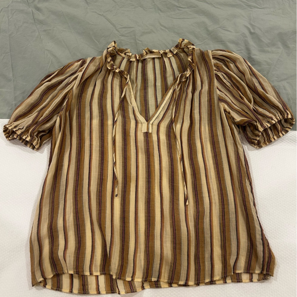 Ulla Johnson Striped Top Sz 4/S
